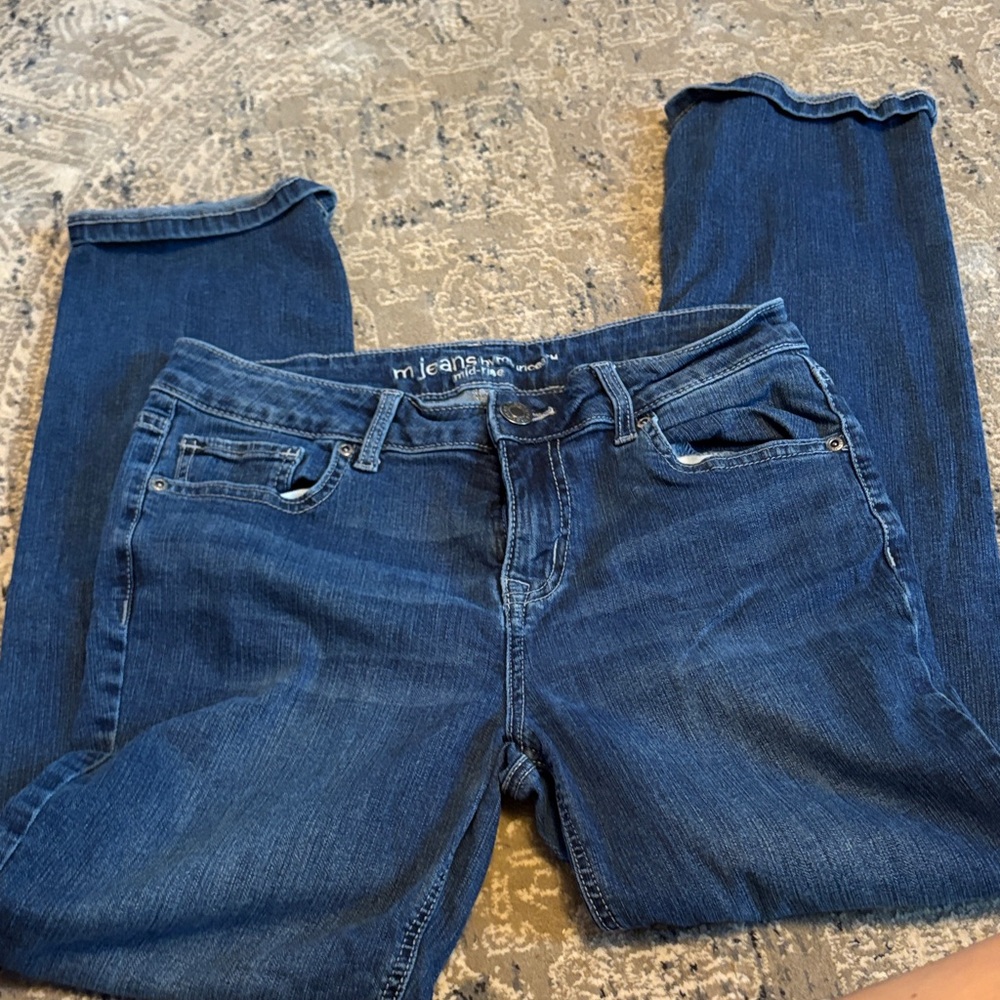 Maurices Dark Blue Skinny Jeans